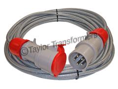 415V 14 METRE 32A 5PIN ARMOURED EXTENSION LEAD